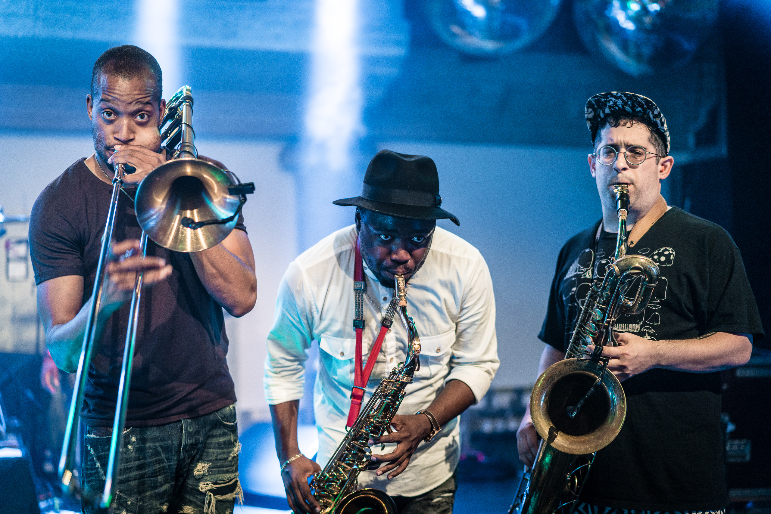 Trombone Shorty & Orleans Avenue — photograph 6 of 21, concert photography by Robert Bucher